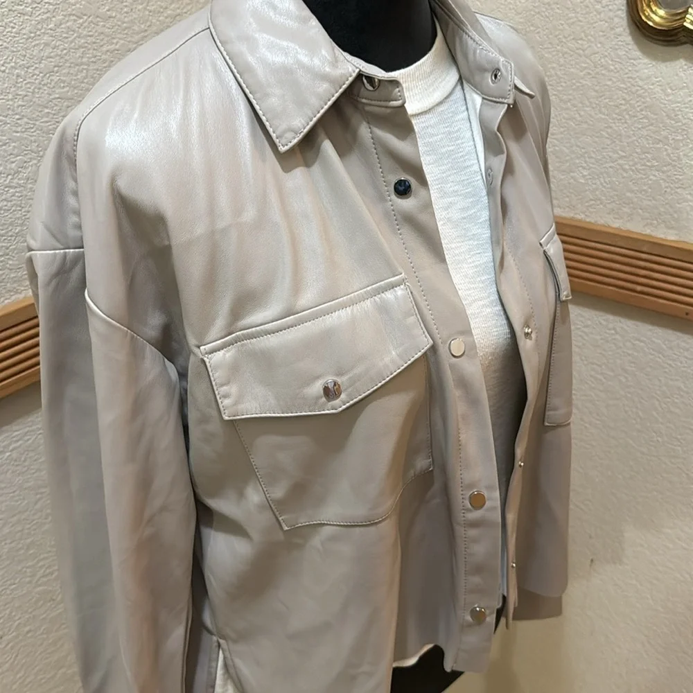 Philosophy size Small taupe color jacket!! - Picture 2 of 6